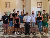 DSC 1138  5 agosto: viaggio in Sicilia - incontro con Mons. Domenico Mogavero vescovo di Mazara del Vallo : andrearomano, camillacafora, claudiadambrosio, domenicomogavero, francescotricarico, giovannistilla, gruppi, leomanzaro, marcoregina, maurocamillo, mazaradelvallo, sicilia, vescovi