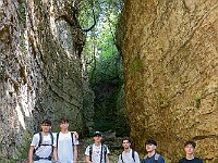 24 aprile: escursione al canyon Romandato : angelolavoro, davideiuso, fernandolucente, marcobelfonte, michaelciavarella, michelemontedoro, romandato, trekking